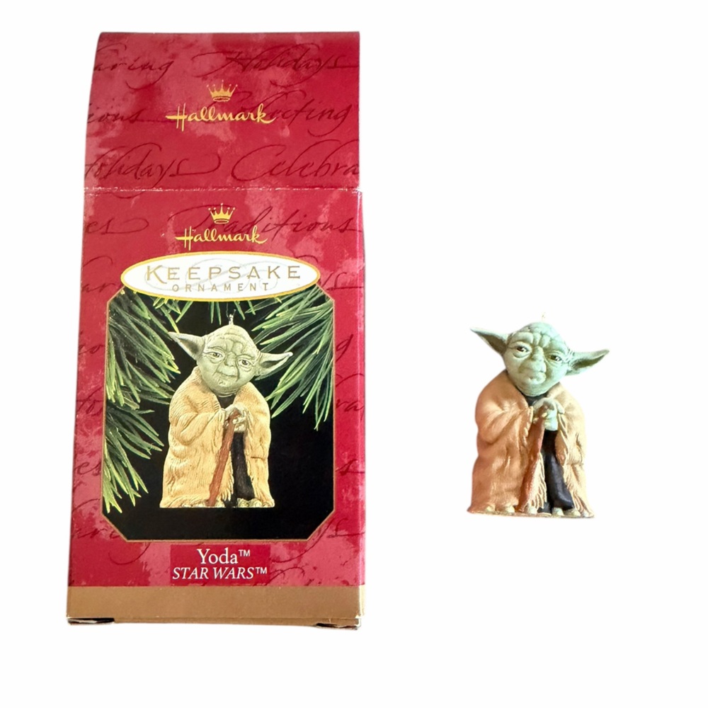 Hallmark Keepsake Yoda Star Wars Ornament 1997 1st in Collector’s Series